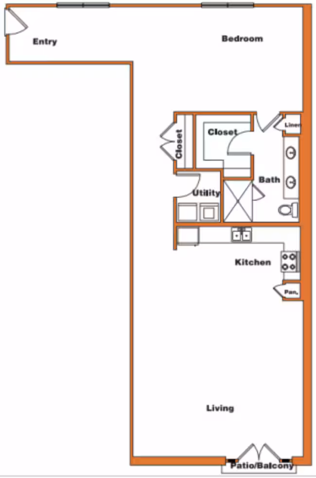Unit 408 308 floor plan